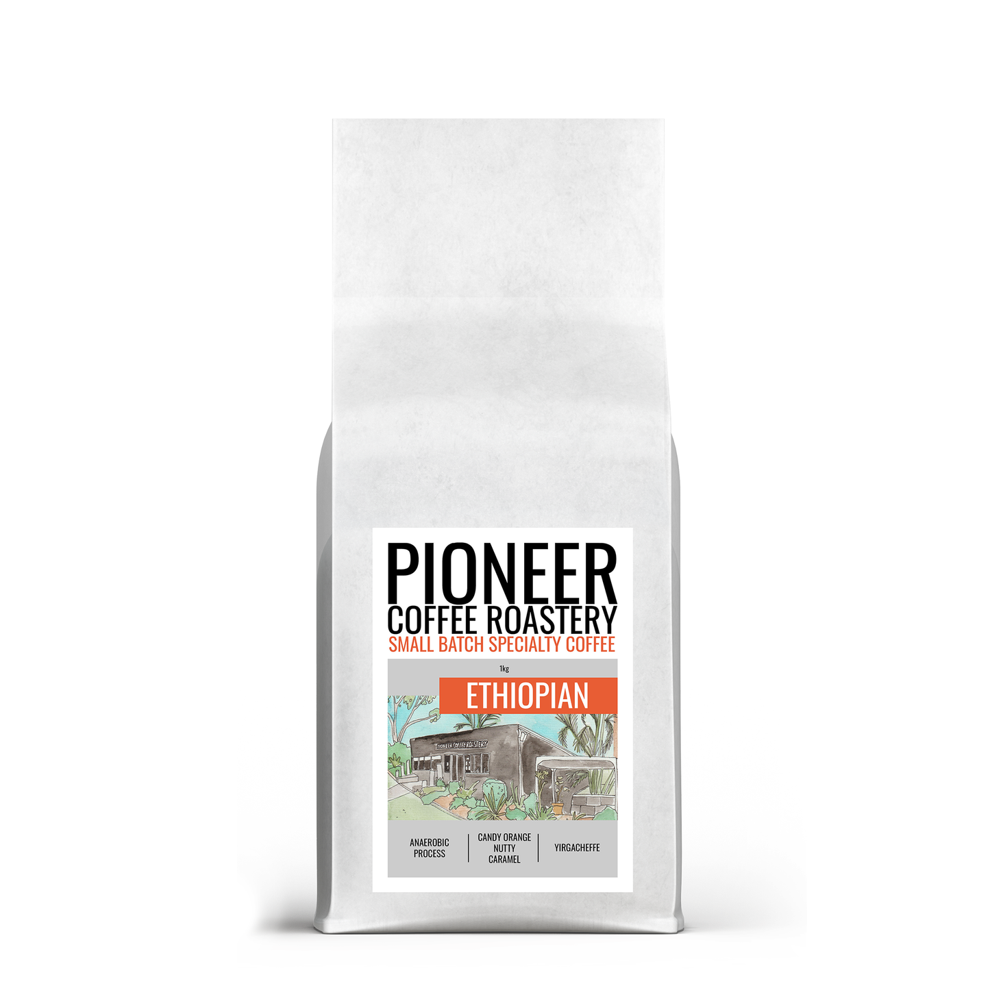 A 1KG BAG OF ETHIOPIAN COFFEE BEANS