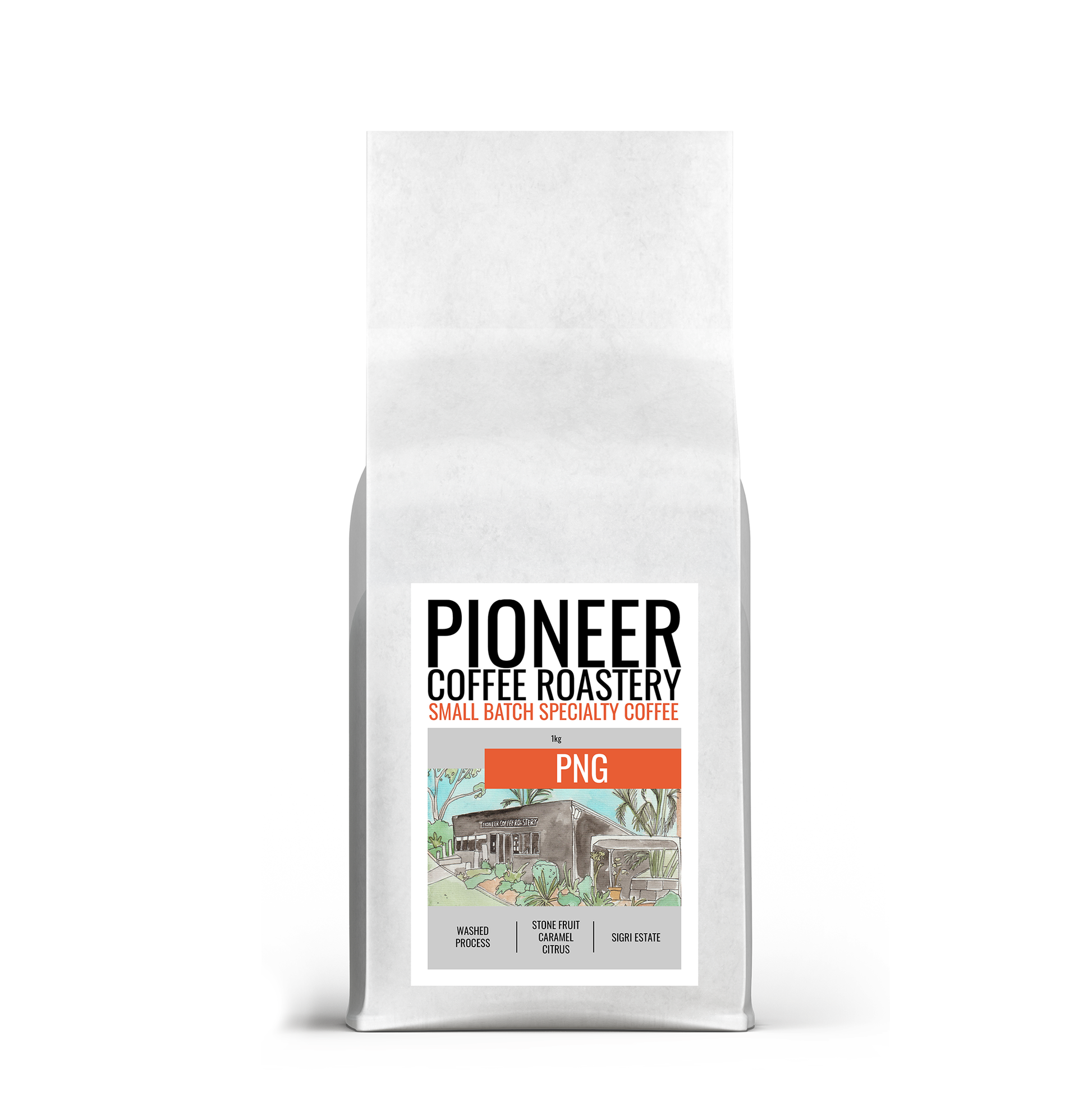 A 1KG BAG OF PNG COFFEE BEANS